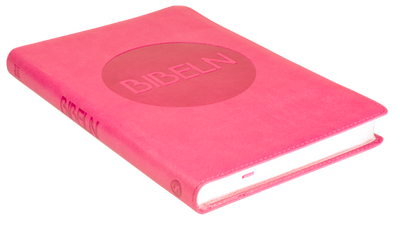 Bibel 2000 Slimline - Rosa konstskinn