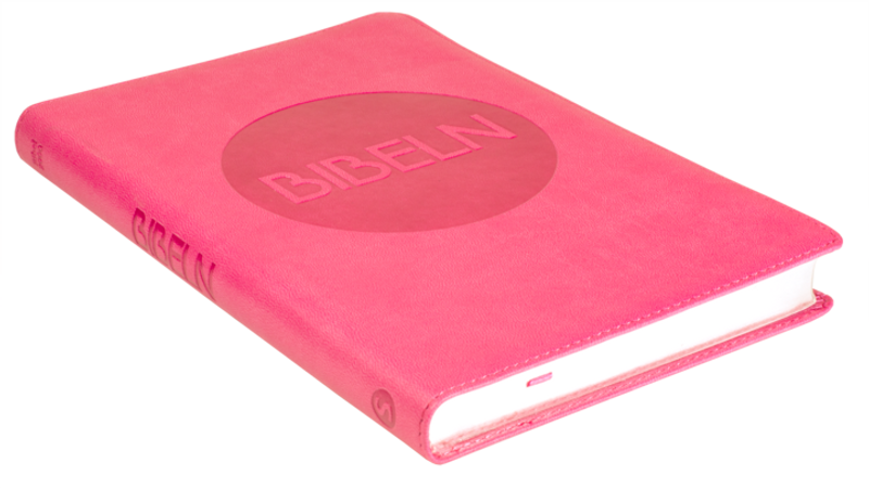 Bibel 2000 Slimline - Rosa konstskinn