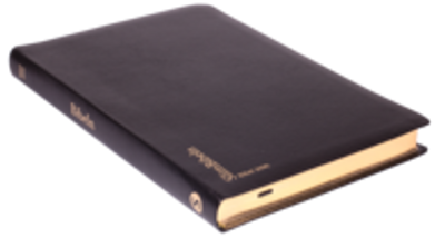Bibel 2000 Slimline - Svart cabra