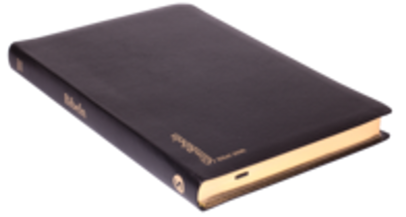 Bibel 2000 Slimline - Svart cabra