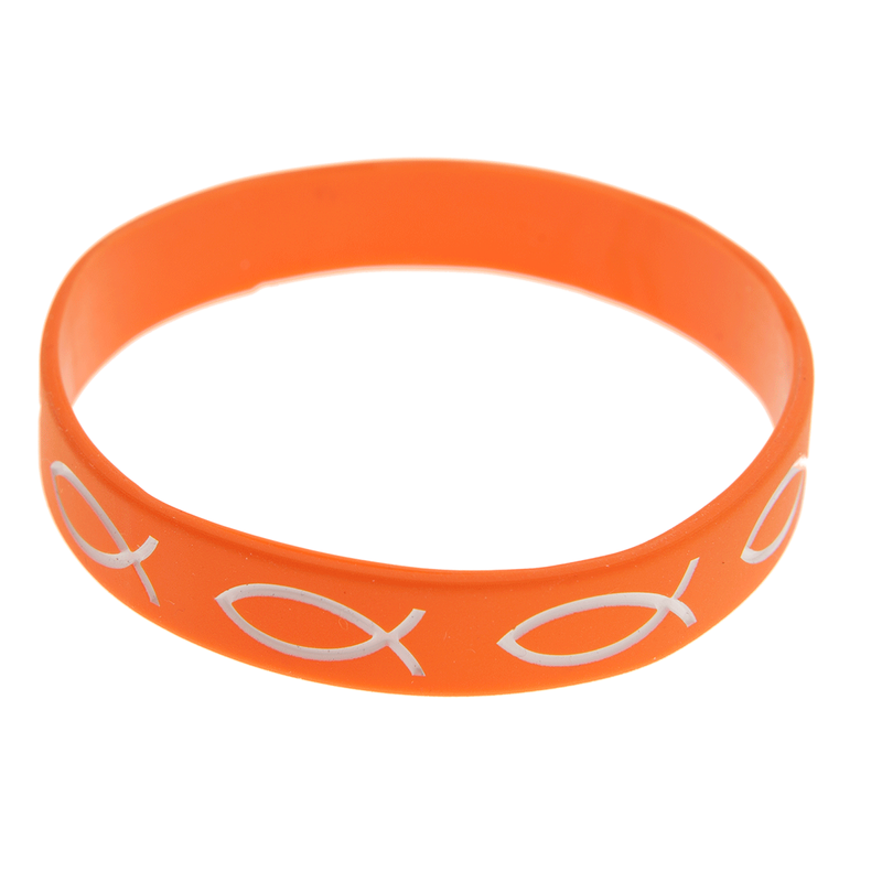Armband silikon fisk