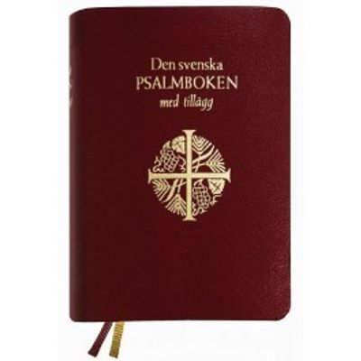 Den svenska psalmboken med tillägg, present, guld