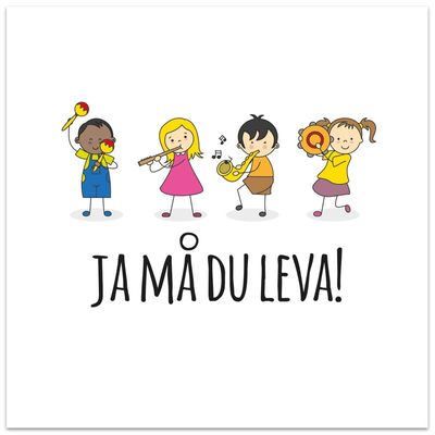 - Vykort - Kvadratiska