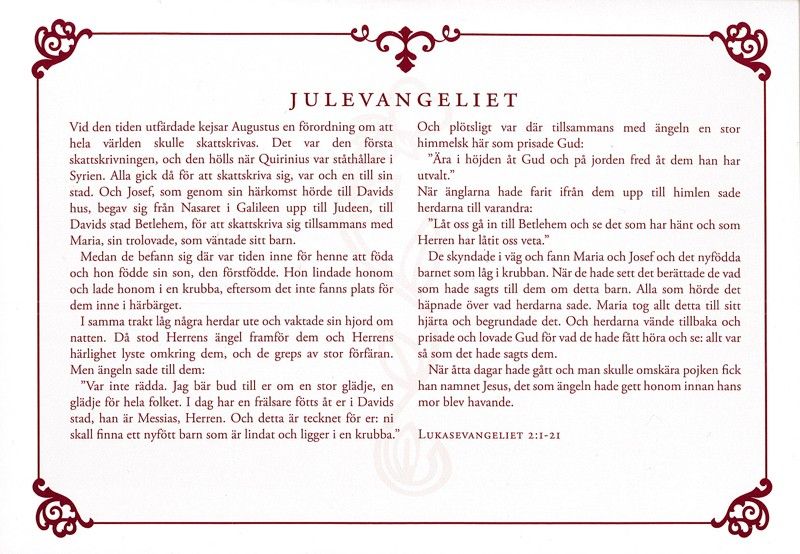Ljudvykort - Jul