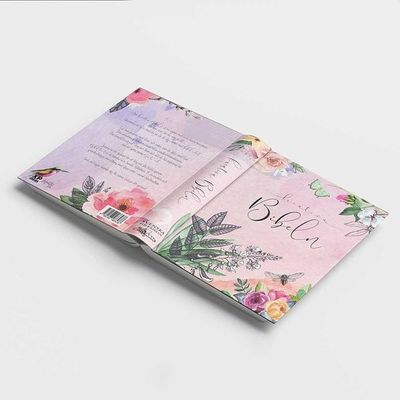 Kreativ Bibel i rosa hård pärm