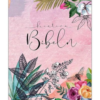 Kreativ Bibel i rosa hård pärm