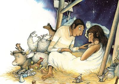 Barnens Bästa Bibel - Vykort: Jesu födelse, 10-pack