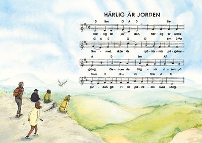 Barnens Bästa Bibel - Vykort: Härlig är jorden, 10-pack