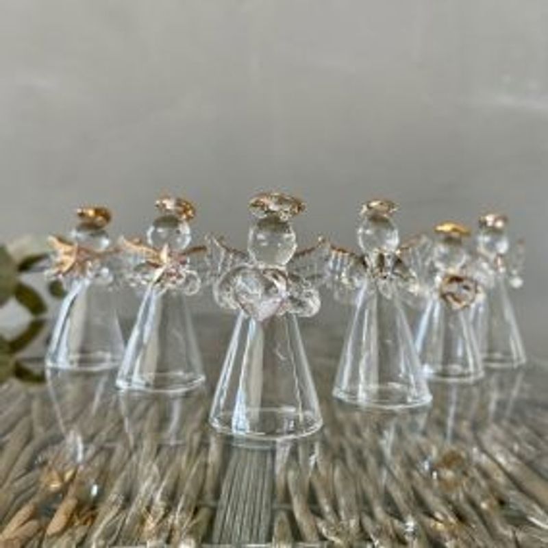 Glasängel, genomskinlig