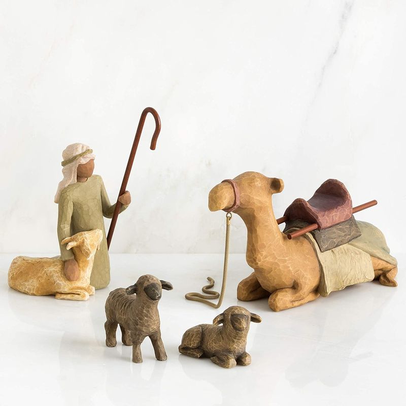 Shepherd and Stable Animals - Willow Tree