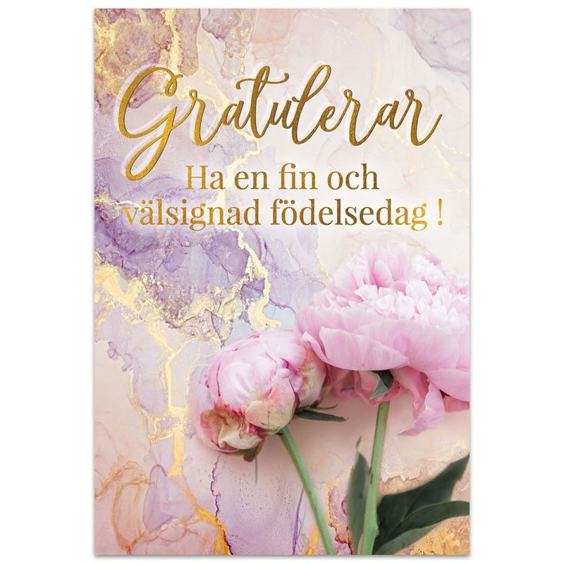 Kort - Gratulerar - Dubbelt