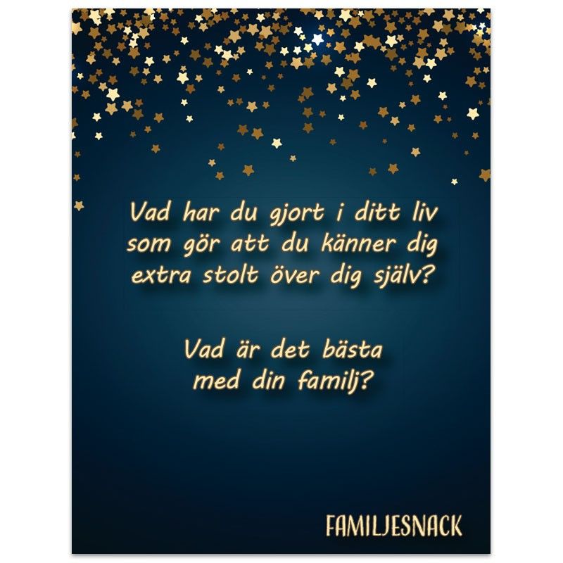 Familjesnack - Kortask