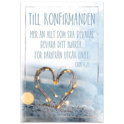 Kort - Till Konfirmanden - Dubbelt
