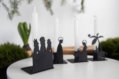 Adventsljusstake - Krubba - liten