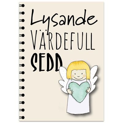 Anteckningsbok - Lysande, värdefull, sedd