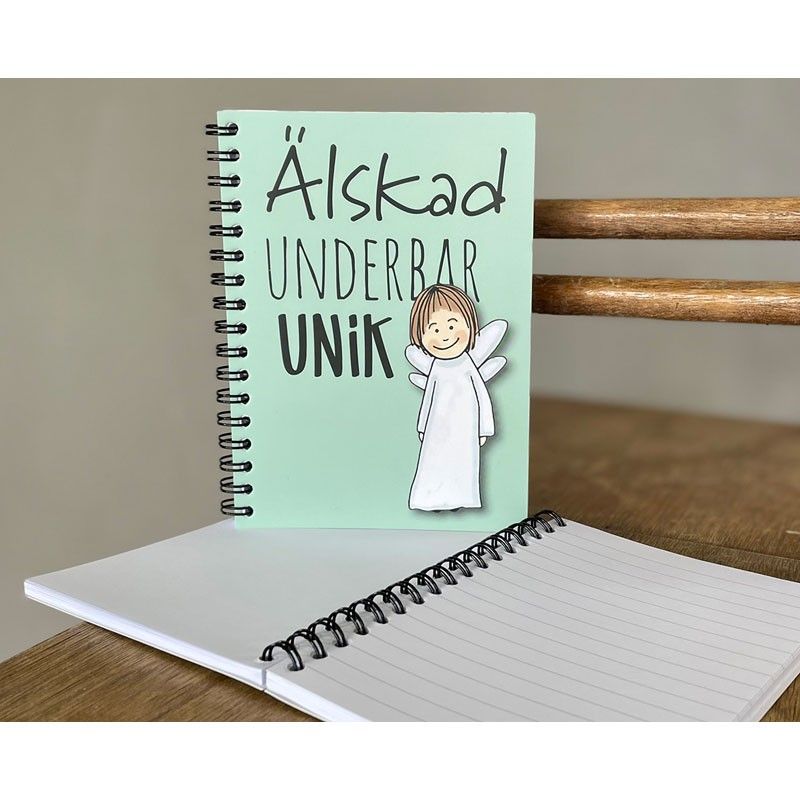 Anteckningsbok - Älskad, underbar, unik