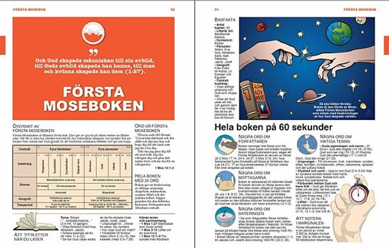 Steg för steg Studiebibel - Blå skinnimitation