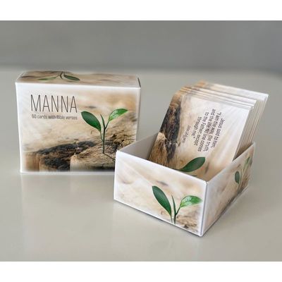 Manna-cards with Bible verses - Kortask