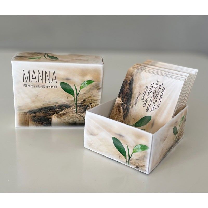 Manna-cards with Bible verses - Kortask