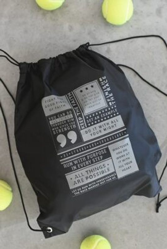 Gympapåse av återvunnen plast - Fight the good fight
