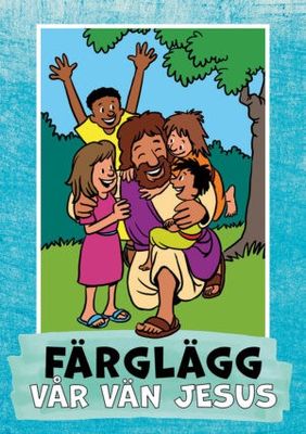 Målarhäfte - Färglägg vår vän Jesus - Ron Wheeler