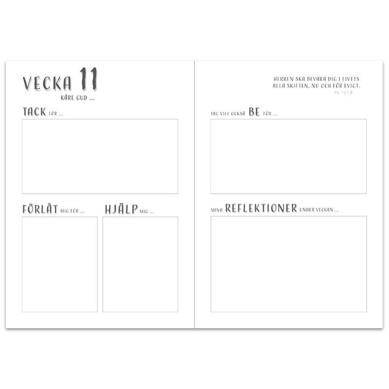 Kreativ kalender med bibelord - En bit himmel