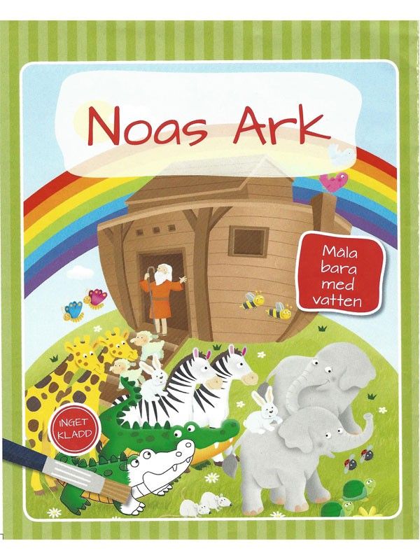 Måla med vatten - Noas ark