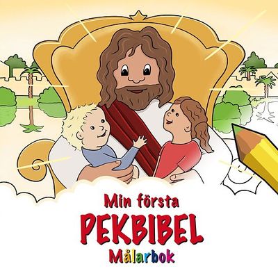 Målarbok - Min första pekbibel