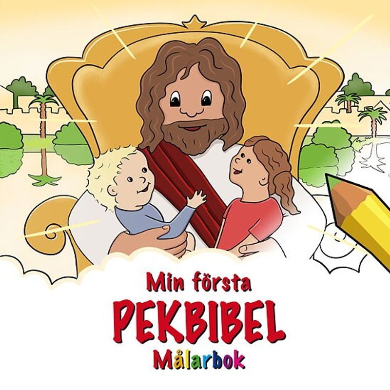 Målarbok - Min första pekbibel