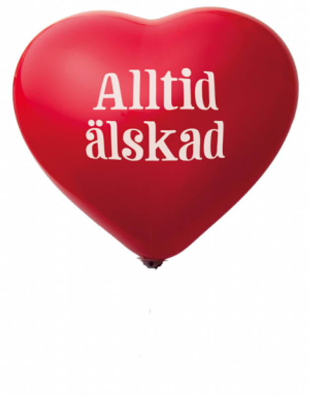 Ballong - Alltid älskad (10-pack)