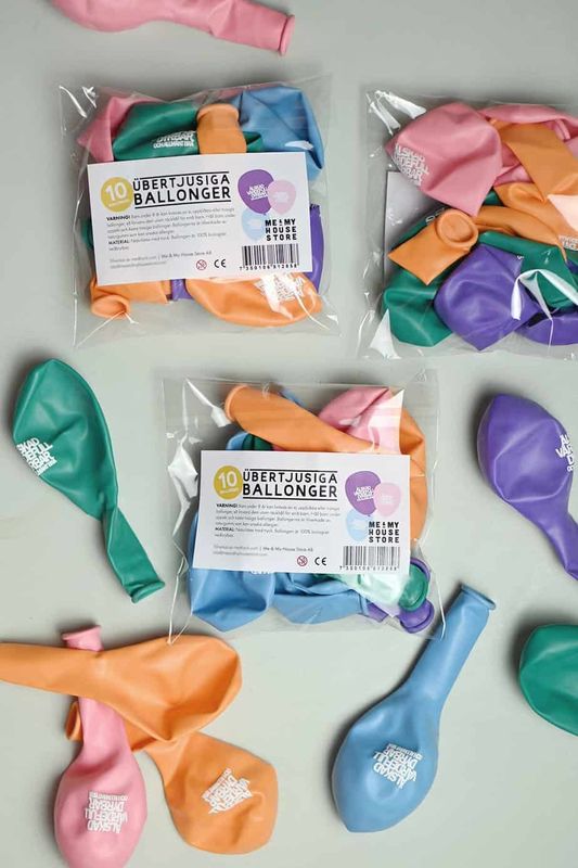 Ballong i 10-pack: Älskad, Värdefull, Dyrbar. Och allmänt bra.