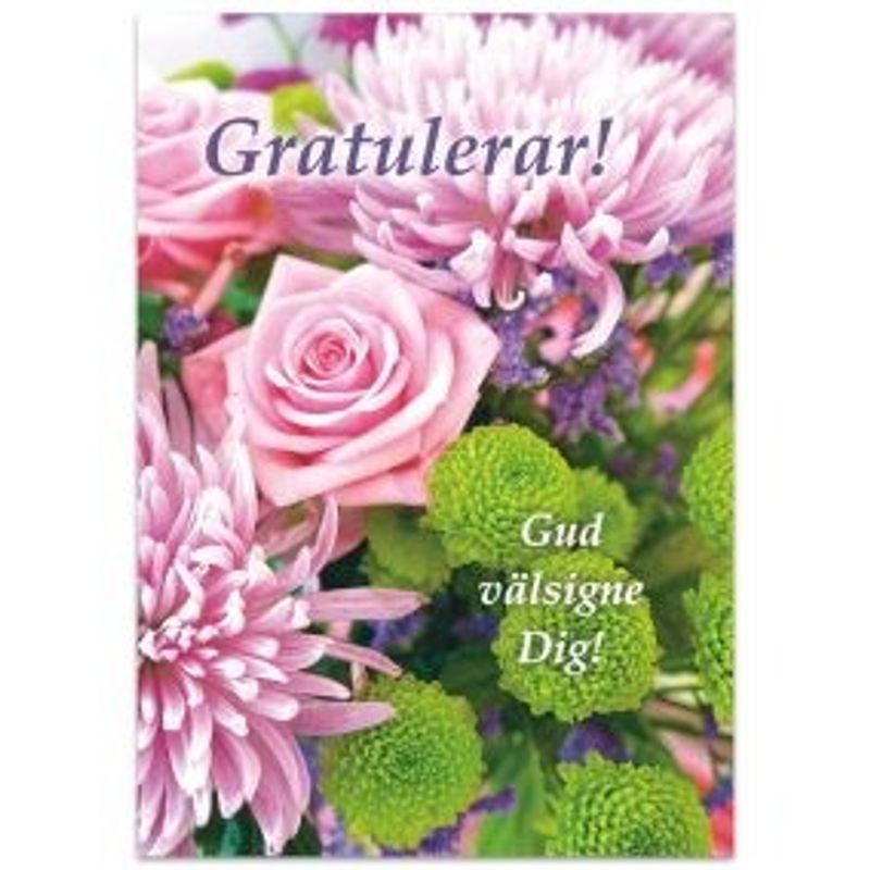 Vykort - Gratulerar!
