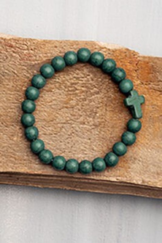 Armband - Kula - Mörkgrön, Ljusgrön, Turkos, Svart, Vit