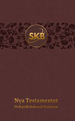 Svenska Kärnbibeln NT + Konstskinn Brunröd