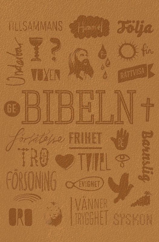 Svenska Folkbibeln 2015, Slimline Bärnsten Konfirmandutgåva