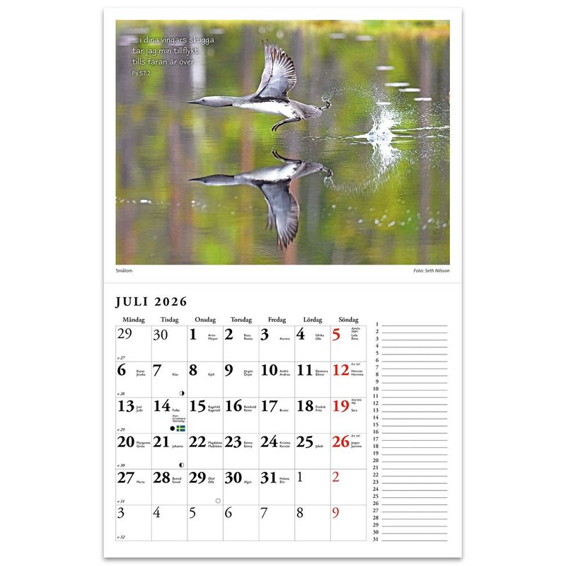 Naturkalender 2026 - Reine Jonsson