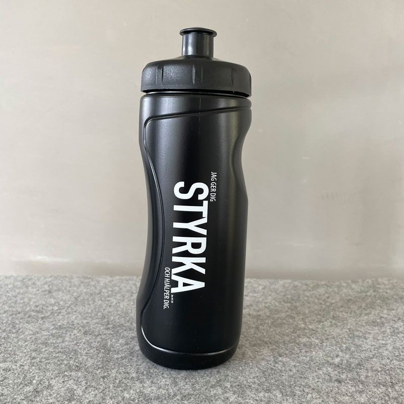 Sportflaska - Styrka, svart