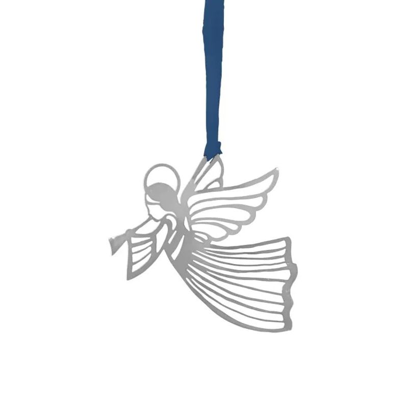Hängdekoration - Flygande ängel, silver