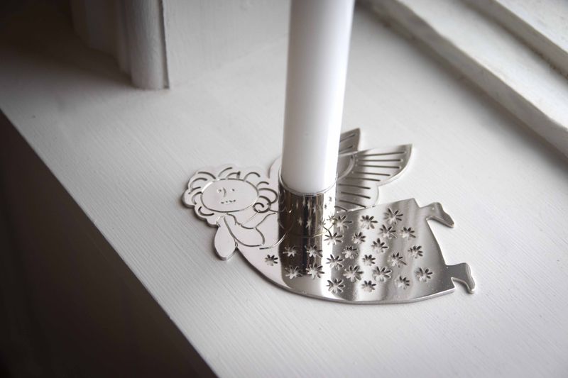Ljusstake: Lisa Larsson, silver