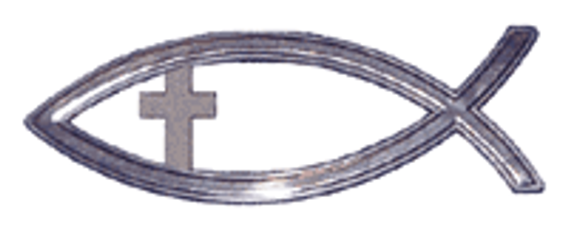 Bildekal - stor silver