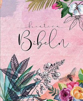 Kreativ Bibel i rosa hårdpärm