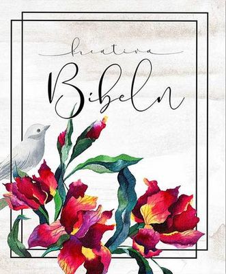 Kreativ bibel i vit hårdpärm
