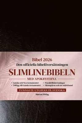 Slimlinebibeln 2026 - svart - med apokryferna