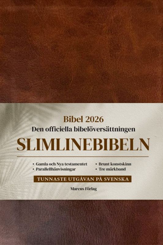 Slimlinebibeln 2026 - brun