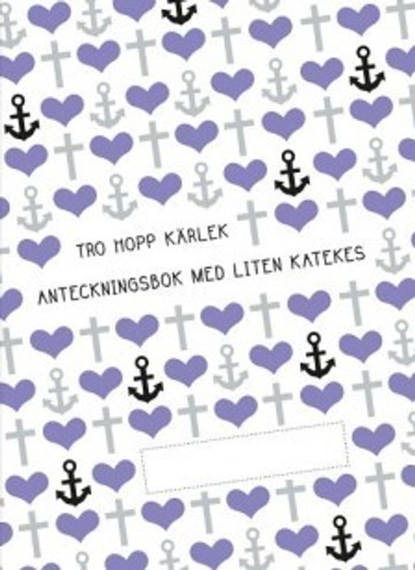 Anteckningsbok med liten katekes