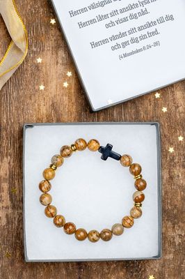 Armband - Kula - Brun (med ask)