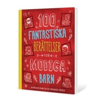 Omslag till 100 fantastiska berättelser för modiga barn – om män