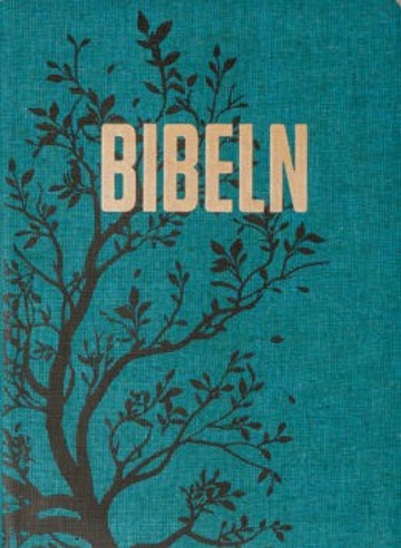 Bibel 2026 (blågrön) - tygklädd med tumindex, utan noter