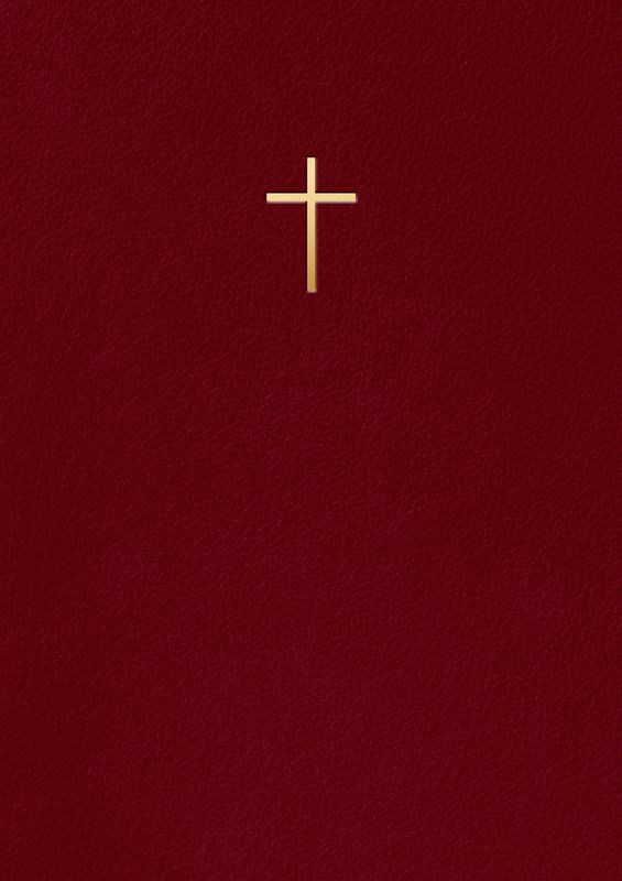 Bibel 2026 - Vinröd konstskinn