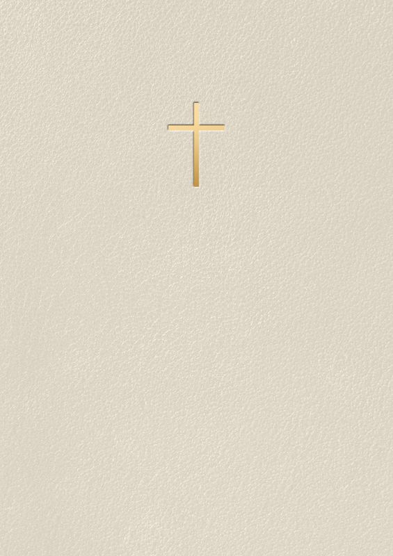 Bibel 2026 - Benvit konstskinn
